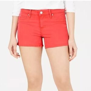 ARTICLES OF SOCIETY Red Denim Shorts